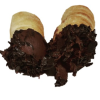 Cannoncini Chocolate Cream – 1.5 kg Tray