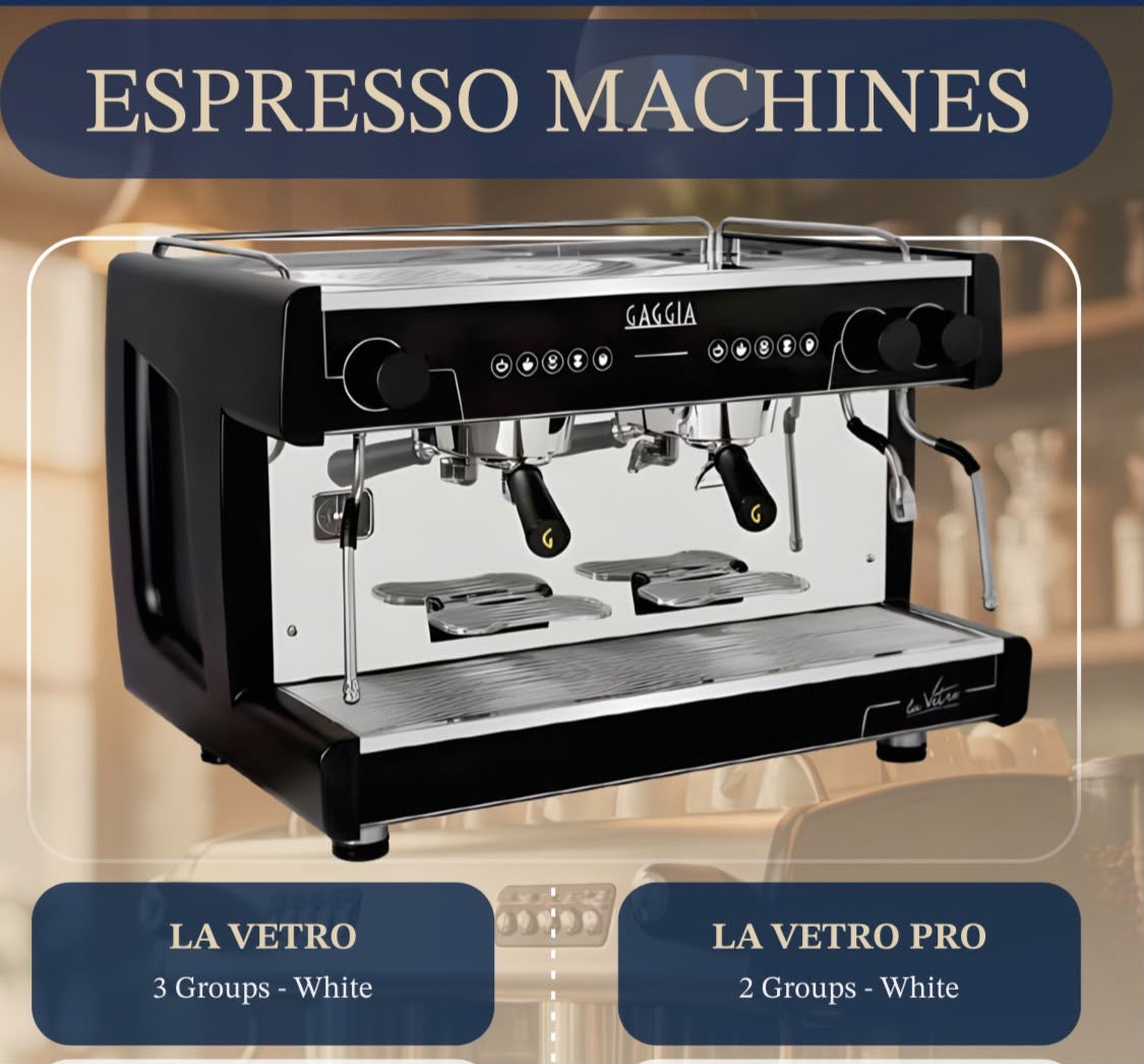 Gaggia Milano La Vetro 3 Group Espresso Machine